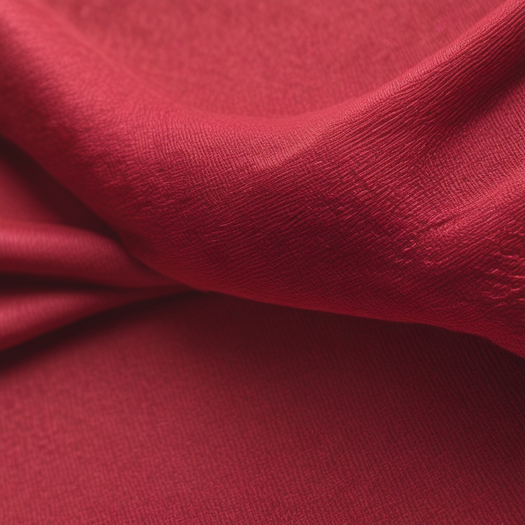 high-quality red fabric